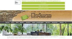 Desktop Screenshot of hartmann-naturmoebel.de